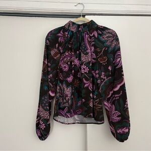RHODE Floral Blouse